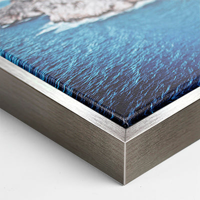 Quail on a Log - Canvas Print