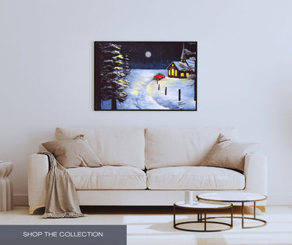 The Light Series - Evening Services - Canvas Print