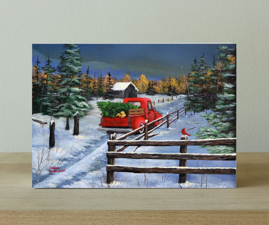 Getting the Tree - Canvas Print