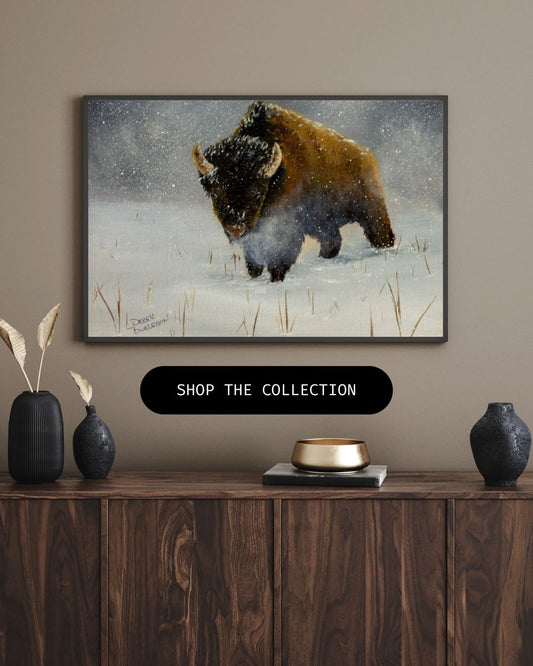 Kansas Bison - Canvas Print