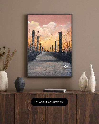 Kansas Evening Wheatfield- Canvas Print