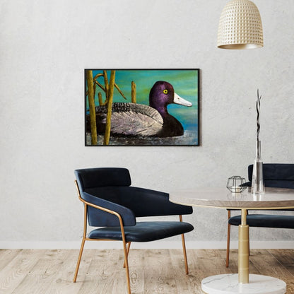 Purple Headed Mallard - Canvas Print