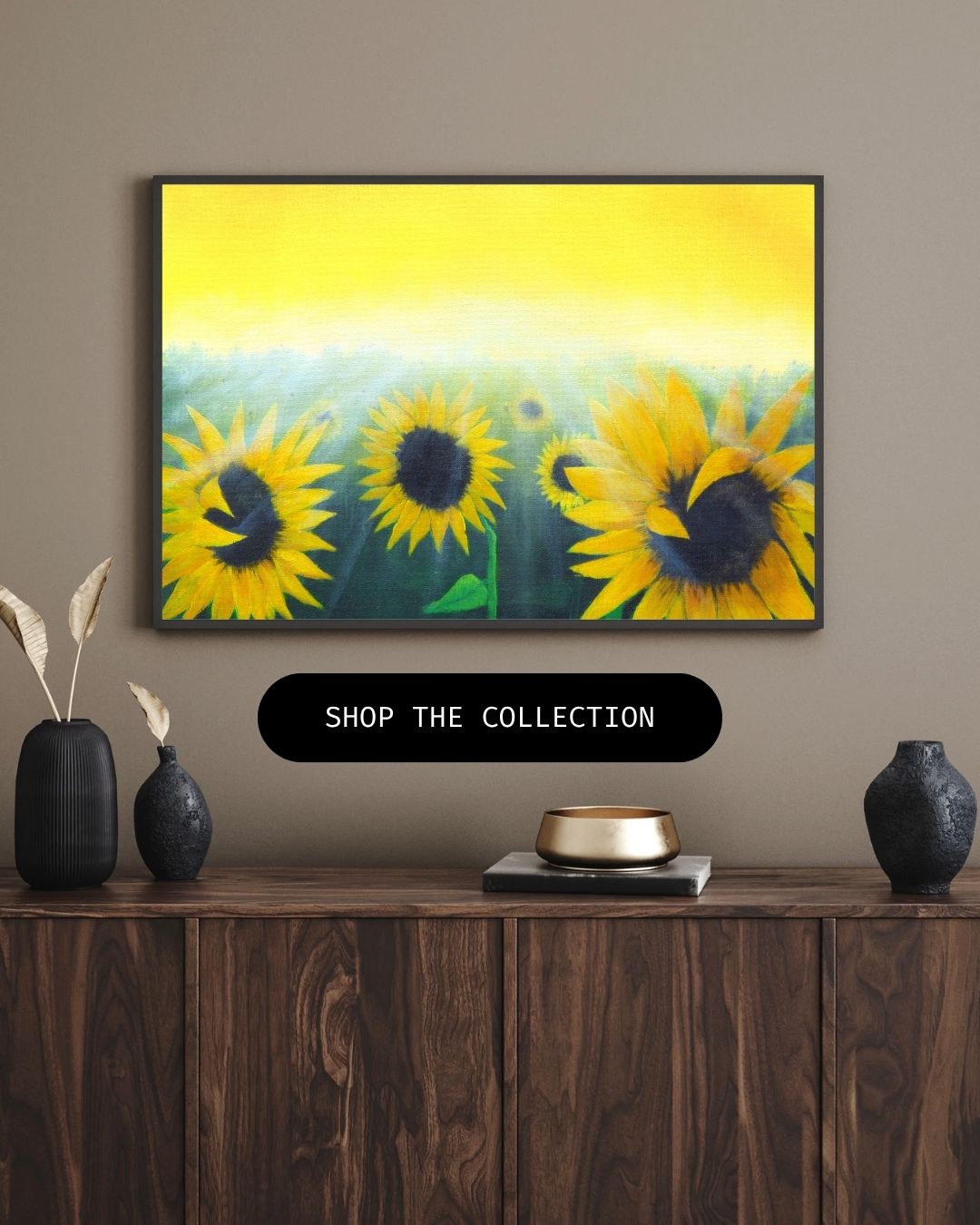 Field of Sunflowers - Canvas Print