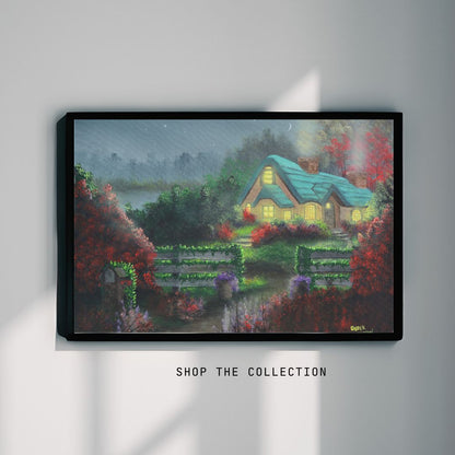 The Light Series - The Cottage - Canvas Print