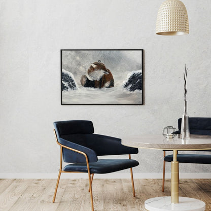 The Lonely Fox- Canvas Print