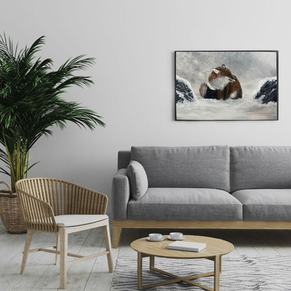The Lonely Fox- Canvas Print