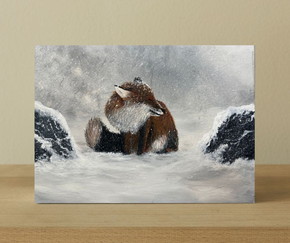 The Lonely Fox- Canvas Print