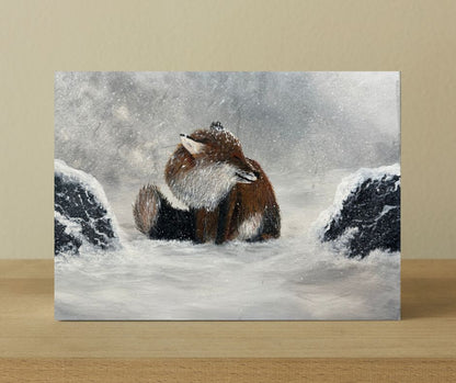 The Lonely Fox- Canvas Print